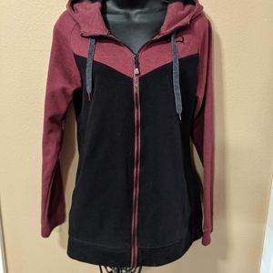 Awesome Women's Cinch oversized hood zip up 💗